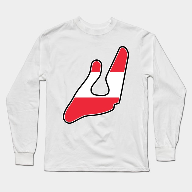 Österreichring [flag] Long Sleeve T-Shirt by sednoid